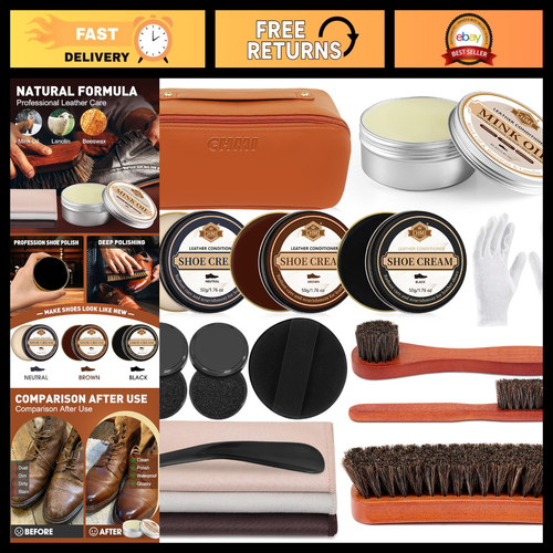 16pcs leather shoe - shoe, kit