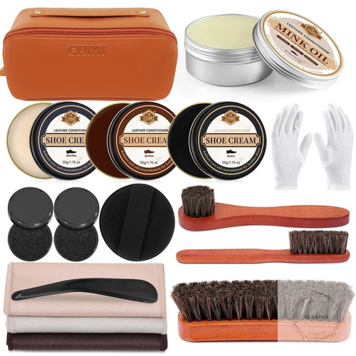 16pcs leather shoe polish - shoe,