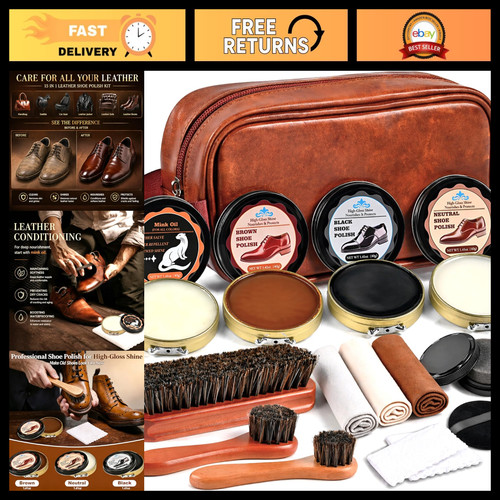 Piece shoe polish - 15-piece, with