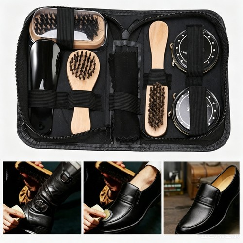 Shoe polish care kit - shoe,