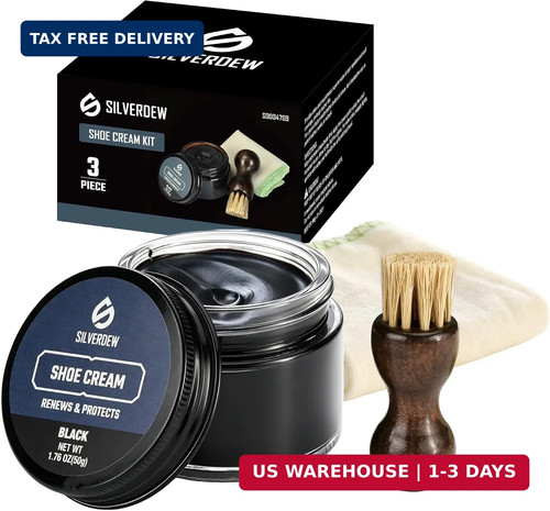Piece black shoe polish - polish, kit