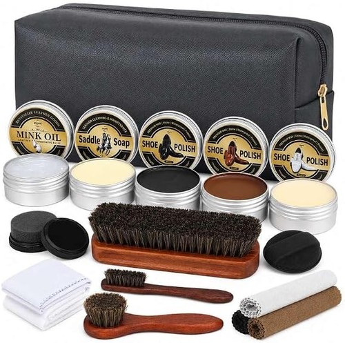 Shoe polish kit - shoe,