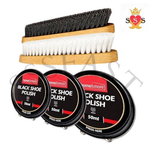 Black shoe polish kit and - kit,