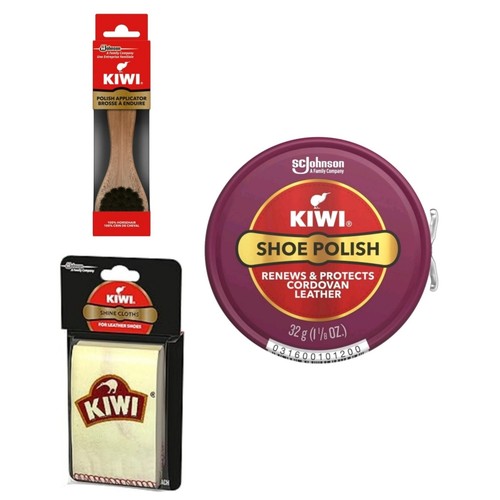 Kiwi cordovan shoe - shoe, polish