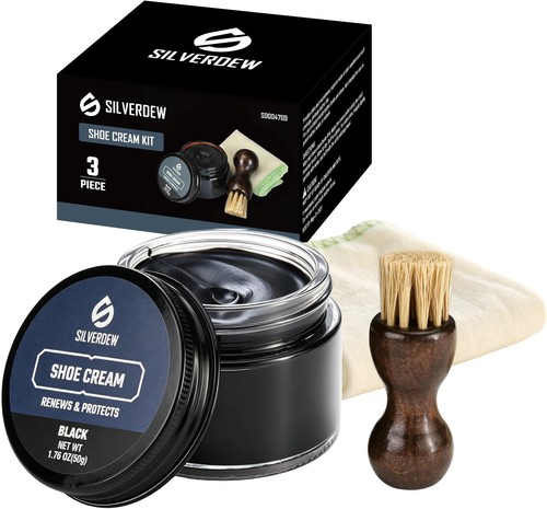 Shoe polish kit piece black - polish,