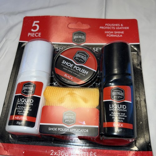 5pcs shoe polish set neutral - polish,