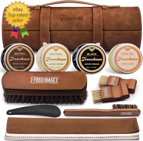 Leather shoe polish kit for - shoe,