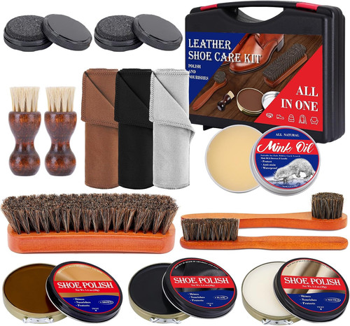 15pcs shoe shine kit - shine,